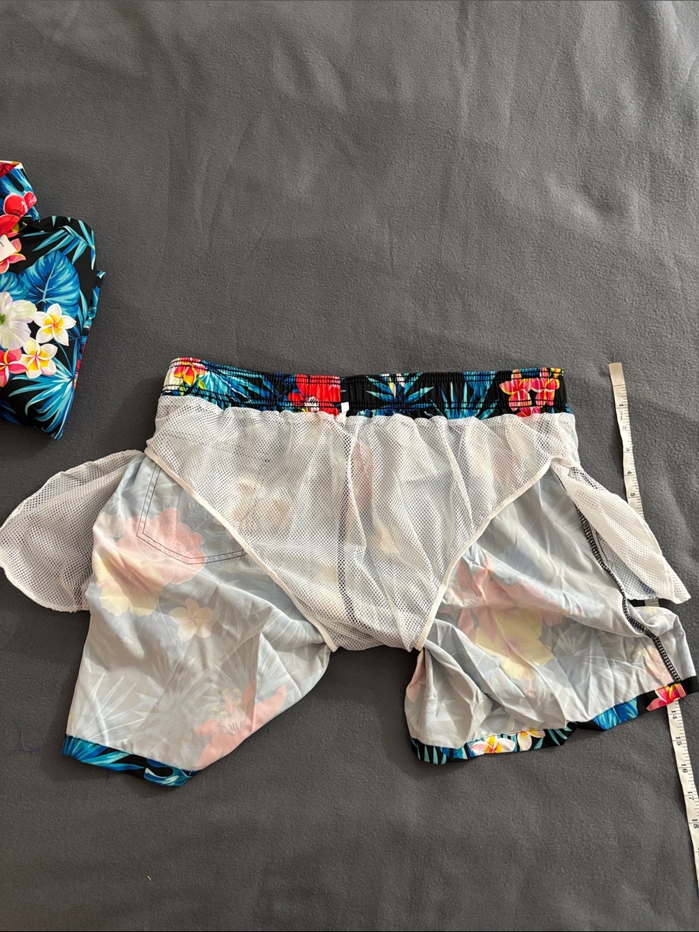 EUOW Tropical Hawaiian Shirt & Swim Trunks Set Floral Men’s XXL NWT - Picture 7 of 13